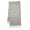 Tilbehør<Acne Fringe Wool Scarf Skjerf Lys Grå Melert