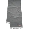 Tilbehør<Acne Fringe Wool Scarf Skjerf Koksgrå