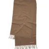 Tilbehør<Acne Fringe Wool Scarf Skjerf Karamell