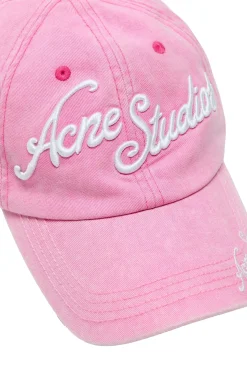 Hodeplagg|Hodeplagg<Acne Logo cap Caps Rosa