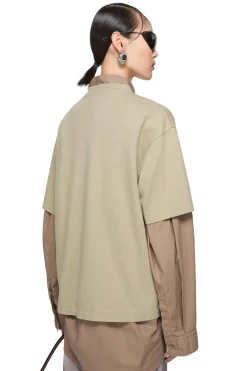 T-Shirt|T-Shirt<Acne Logo Tee T-shirt Sand