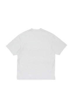 T-Shirt|T-Shirt<Acne Logo T-Shirt - Relaxed Fit T-shirt Lysegrå