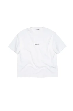 T-Shirt<Acne Logo t-shirt T-shirt Hvit