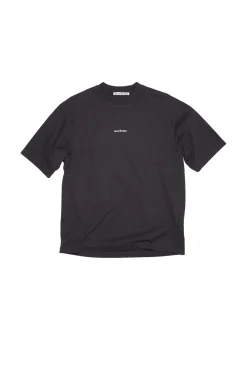 T-Shirt<Acne Logo T-shirt T-shirt Sort