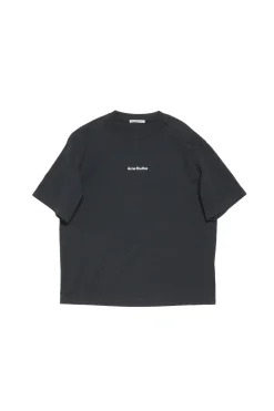 T-Shirt|T-Shirt<Acne New Logo Tee T-shirt Vasket Sort