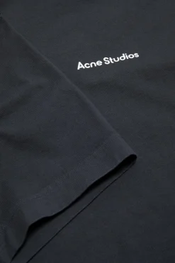 T-Shirt|T-Shirt<Acne New Logo Tee T-shirt Vasket Sort