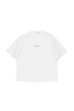 T-Shirt|T-Shirt<Acne New Logo Tee T-shirt Melkehvit