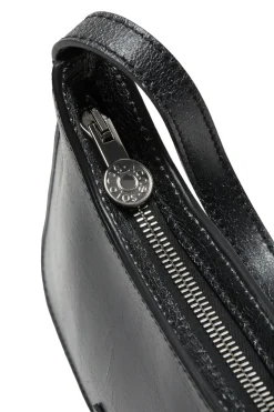 Acne|Veske<Acne Platt Micro Shoulder Bag Veske Sort