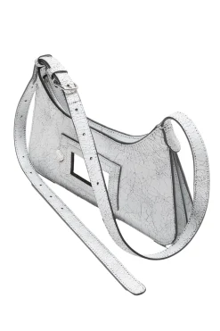 Acne|Veske<Acne Platt Mini Shoulder Bag Veske Hvit