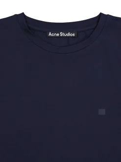 T-Shirt|T-Shirt<Acne Regular Fit Face T-Shirt T-shirt Navy