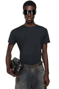T-Shirt|T-Shirt<Acne Regular Fit Face T-Shirt T-shirt Sort