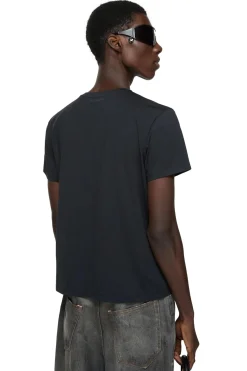 T-Shirt|T-Shirt<Acne Regular Fit Face T-Shirt T-shirt Sort