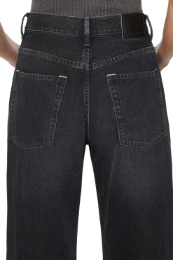 Jeans<Acne Regular Fit Jeans - 2022F Jeans Vasket Sort