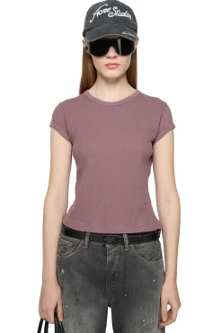 T-Shirt|T-Shirt<Acne T-Shirt Fitted Unisex Fit T-shirt Gammelrosa
