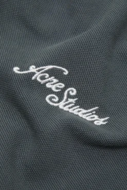 Genser|Genser<Acne T-shirt Logo - Relaxed Fit Genser Marine