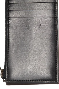 Tilbehør<Acne WALLET LEATHER BLACK Lommebok Sort