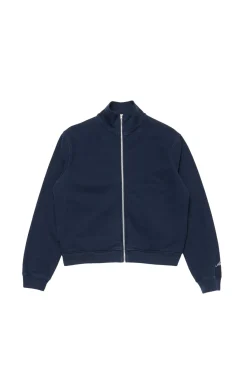 Jakke<Acne Zip-up sweatshirt Jakke Mørkeblå