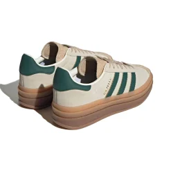 Sko<Adidas Gazelle Bold W ID7056 Sko Beige CWHITE/CGREEN/MAGBEI