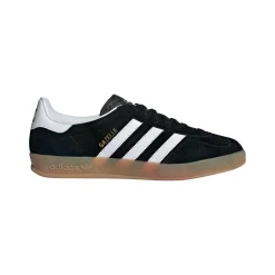 Sko|Sko<Adidas Gazelle Indoor JI2060 Sko Sort CBLACK/FTWWHT/GUM2