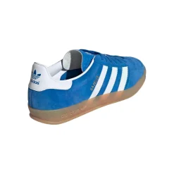 Sko|Sko<Adidas Gazelle Indoor JI2061 Sko Blå BLUEBIRD/FTWWHT/GUM2
