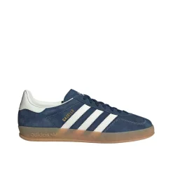 Sko|Sko<Adidas Gazelle Indoor JQ8393 Sko Blå Nindig/owhite/goldmt