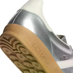 Sko<Adidas Gazelle Indoor JR1206 Sko Sølv SILVMT/CWHITE/CBLACK