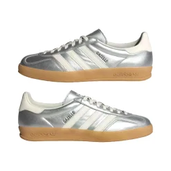Sko<Adidas Gazelle Indoor JR1206 Sko Sølv SILVMT/CWHITE/CBLACK