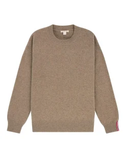 Genser<Amundsen Lodge Sweater Womens Genser Lysebrun