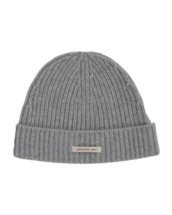 Tilbehør|Hodeplagg<Amundsen Cashmere Beanie Lue Lysegrå Husky Grey