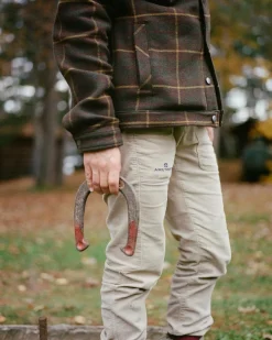 Bukser<Amundsen Fjordcord Slacks 16 Wale Mens Bukse Beige