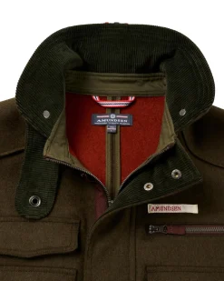 Jakke<Amundsen Huntsman Jacket Mens Jakke Mørkegrønn