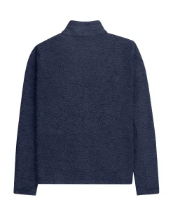 Genser<Amundsen Hut Halfzip Womens Genser Mørkeblå