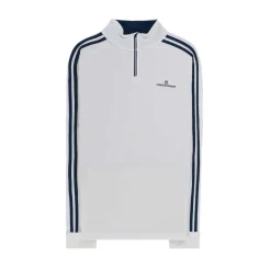 Genser<Amundsen 5Mila Half Zip Lines Mens Genser Hvit
