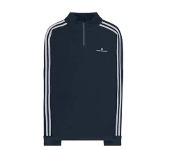 Genser<Amundsen 5Mila Half Zip Lines Mens Genser Navy
