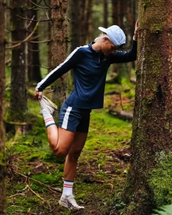 Genser<Amundsen 5Mila Half Zip Monochrome Womens Genser Rosa Blush Pink