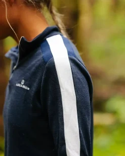 Genser<Amundsen 5Mila Half Zip Monochrome Womens Genser Rosa Blush Pink