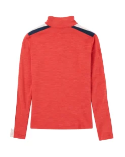 Genser<Amundsen 5Mila Half Zip Womens Stripe Genser Rød