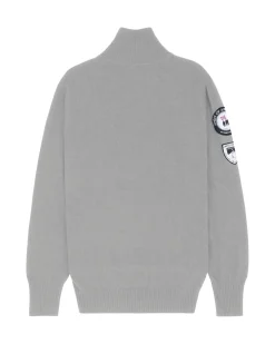 Genser<Amundsen Peak Half Zip Mens Genser Lysegrå