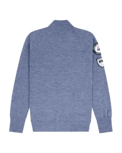 Genser<Amundsen Peak Half Zip Womens Genser Gråblå