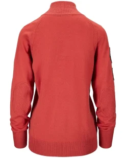Genser<Amundsen Peak Half Zip Womens Genser Rød