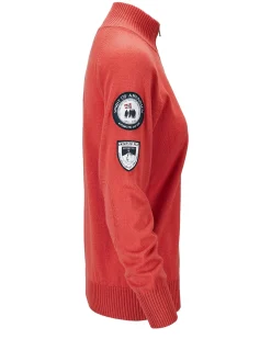Genser<Amundsen Peak Half Zip Womens Genser Rød