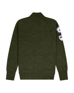 Genser<Amundsen Peak Half Zip Womens Genser Militærgrønn