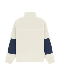 Genser<Amundsen V-bond Waxed Fleece Womens Genser Hvit