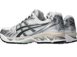 Sko|Sko<Asics GEL- KAYANO 14 Sko Hvit Og Sølv White/Graphite Grey