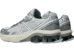 Sko|Sko<Asics GEL-KINETIC FLUENT WHITE/WHITE Sko Hvit Og Sølv