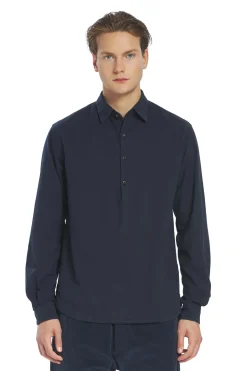 Skjorte<Barena Venezia Camicia Pavan Vaj Skjorte Navy