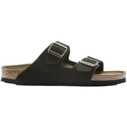 Sko<Birkenstock Arizona Suede Narrow Mocca Sko Mørkebrun
