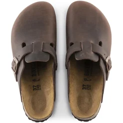 Sko<Birkenstock Boston Oiled Narrow Habana Sko Brun