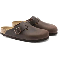 Sko<Birkenstock Boston Oiled Regular Habana Sko Brun