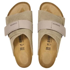 Sko<Birkenstock Kyoto Antique Taupe Regular Sko Brun/Beige